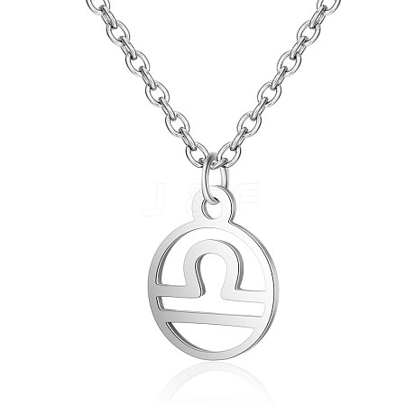 Non-Tarnish 201 Stainless Steel Pendants Necklaces NJEW-S063-TN505-7-1