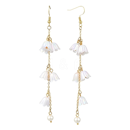 Brass Hoop Earring EJEW-YW00004-1