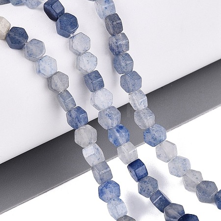 Natural Blue Aventurine Beads Strands GG-N002-02A-04-1