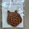 Alloy Wood Dangle Earrings FS-WG0BF85-12-1