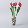 PU Leather Imitation Tulip DIY-WH0162-87A-1