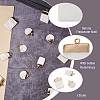 Electroplate Natural Freshwater Shell Pendants SHEL-TA0001-05-6