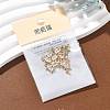 SHEGRACE Brass Clear Cubic Zirconia Charms XGRQ2O935-417G-6