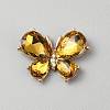 Light Gold Alloy Rhinestone Cabochons FIND-WH0173-340D-1