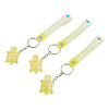 3Pcs PVC Tortoise Pendant Keychains KEYC-TADJ0001-02A-1