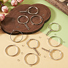 5Pcs 304 Stainless Steel Open Back Bezel Pendants STAS-TAD0001-01F-4