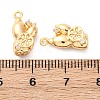 Brass Rhinestone Pendants KK-E793-18G-3