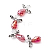 Angel Fairy Shape Electroplate Glass Beads Strands AJEW-JB01173-01-3