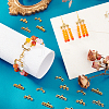 80Pcs 4 Styles Alloy Chandelier Component Links FIND-PH0022-78AG-5