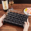 24 Round Holes Acrylic Shot Glasses Holders AJEW-WH0332-32B-3