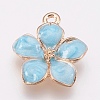 Zinc Alloy Enamel Pendants LS-PALLOY-I124-10G-E-3