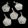 Natural Quartz Crystal Carved Pendants G-I319-02P-A08-2