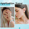 150Pcs 3 Colors Transparent Two Tone Spray Painted Glass Beads GLAA-LT0001-04C-4