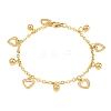 304 Stainless Steel Bracelets BJEW-D458-07G-5