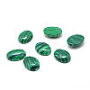 Synthetic Malachite Gemstone Cabochons G-T020-18x25mm-21-1