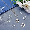 SUPERFINDINGS 40Pcs 4 Style  Rack Plating Eco-friendly Brass Pendants KK-FH0004-06-2