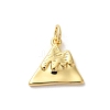 Rack Plating Mountain Brass Pendants KK-Z056-07G-1