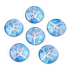Half Round/Dome Tree Pattern Glass Flatback Cabochons for DIY Projects LS-GGLA-Q037-25mm-M28-08-1