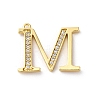 Rack Plating Brass Micro Pave Cubic Zirconia Pendant KK-H449-76G-12-1