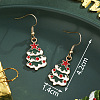 Alloy Enamel Dangle Earrings FS-WG7AF48-03-1