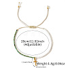Bohemian Style Glass Seed Beads Braided Bead Bracelets LS-EC2544-4
