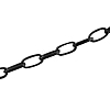 Iron Paperclip Chains CH-R025-10x5mm-B-1