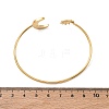304 Stainless Steel Textured Sun Moon Open Cuff Bangles for Women SA-CBA5CC3-01G-5