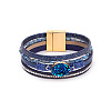 Imitation Leather Multi-strand Bracelets WG5641E-01-2