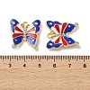 Independence Day Alloy Enamel Pendants X1-ENAM-I069-01G-03-3