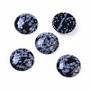 Natural Snowflake Obsidian Cabochons G-L510-12E-06-1