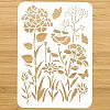 PET Hollow Out Drawing Painting Stencils DIY-WH0403-024-2