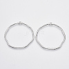 Alloy Open Back Bezel Pendants X-PALLOY-S121-82B-P-2