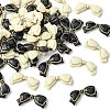 40Pcs 2 Colors Opaque Acrylic Beads SACR-CJ0001-91-8