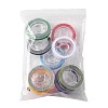 10 Rolls 10 Colors Nylon Braided Cord NWIR-FS0001-03-6
