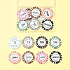 16Pcs 8 Colors Opaque Acrylic Pendants OACR-FS0002-21-6