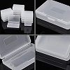 Rectangle Plastic Boxes CON-WH0087-19-4