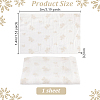 Flower Pattern Linen Cotton Fabric for Clothing Accessories DIY-WH0632-51-2