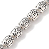Tibetan Style Buddha Head Alloy Bead Strands TIBEB-O007-23-LF-3