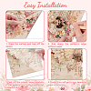 3 Sheets 3 Styles PVC Waterproof Decorative Stickers DIY-WH0404-065-3