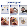 Fashewelry DIY Pendant Necklace Making Finding Kits DIY-FW0001-29-13