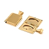 316 Stainless Steel Locket Pendants STAS-K321-02G-2