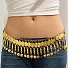 Bohemian Alloy Coin Tassel Waist Chains AJEW-WH0596-933G-5