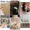 280Pcs 14 Styles Transparent Acrylic Bead Caps FACR-AR0001-03-5