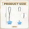 2Pcs Agate Mobile Straps HJEW-LP0001-46A-2