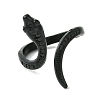 Alloy Snake Open Cuff Rings RJEW-K275-75EB-2