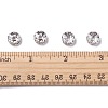 Iron Rhinestone Spacer Beads RB-A007-10MM-S-4