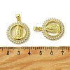 Brass Micro Pave Cubic Zirconia Pendants KK-H472-53E-G-3