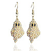 Halloween Alloy Enamel Dangle Earrings FS-WGA3DAC-03-1