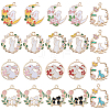 SUNNYCLUE 20Pcs 10 Styles Alloy Enamel Pendants ENAM-SC0004-09-1