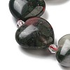 Natural African Bloodstone Beads Strands G-C150-A10-01-3